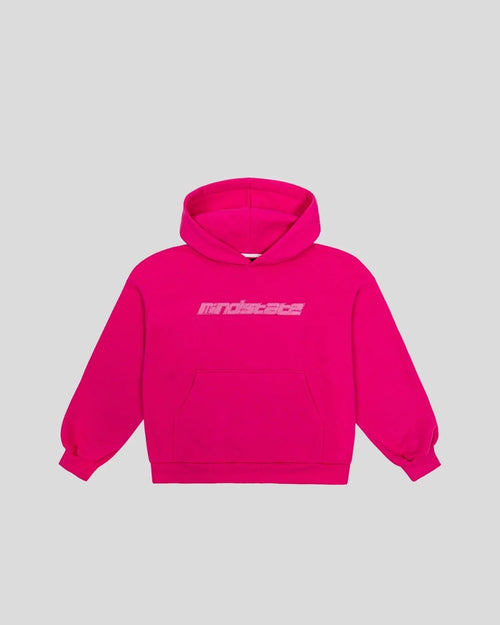 Pink frotte hoodie - MINDSTATE