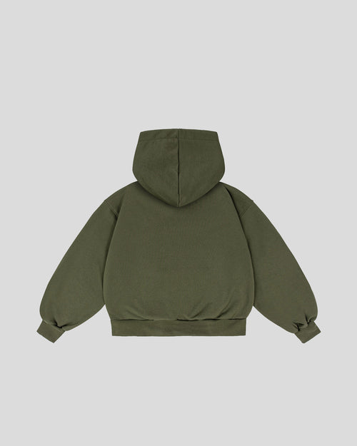 Basic hoodie (olive)
