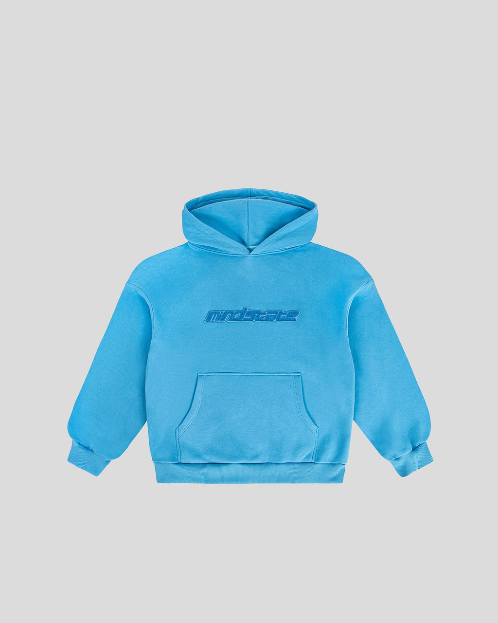 Blue frotte hoodie