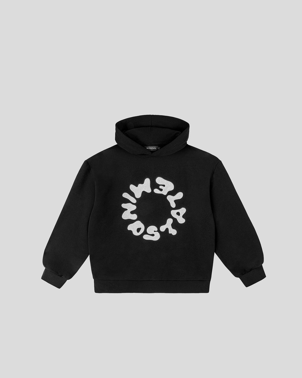 Frotte circle logo hoodie