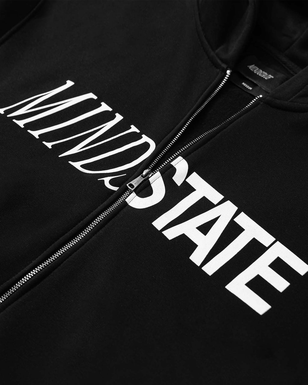 Divided zip hoodie