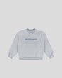 Gray frotte crewneck