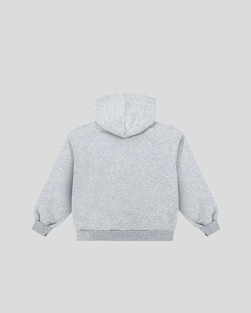 Gray frotte hoodie