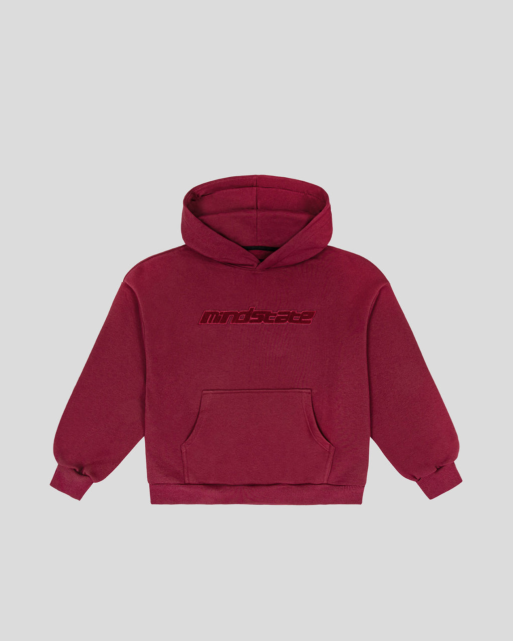 Maroon frotte hoodie