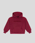 Maroon frotte hoodie