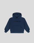 Navy blue frotte hoodie