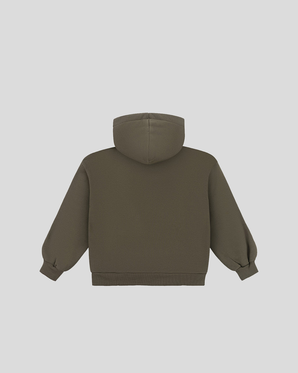 Olive frotte hoodie