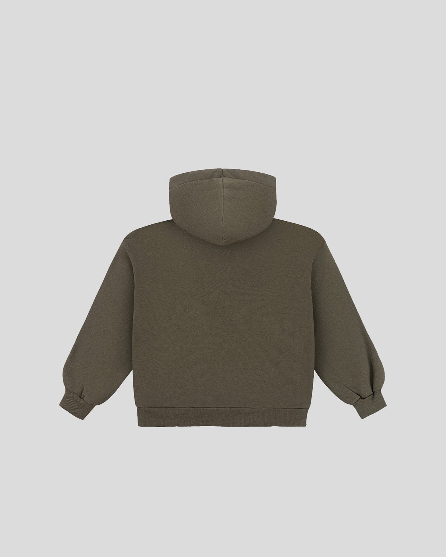 Olive frotte hoodie