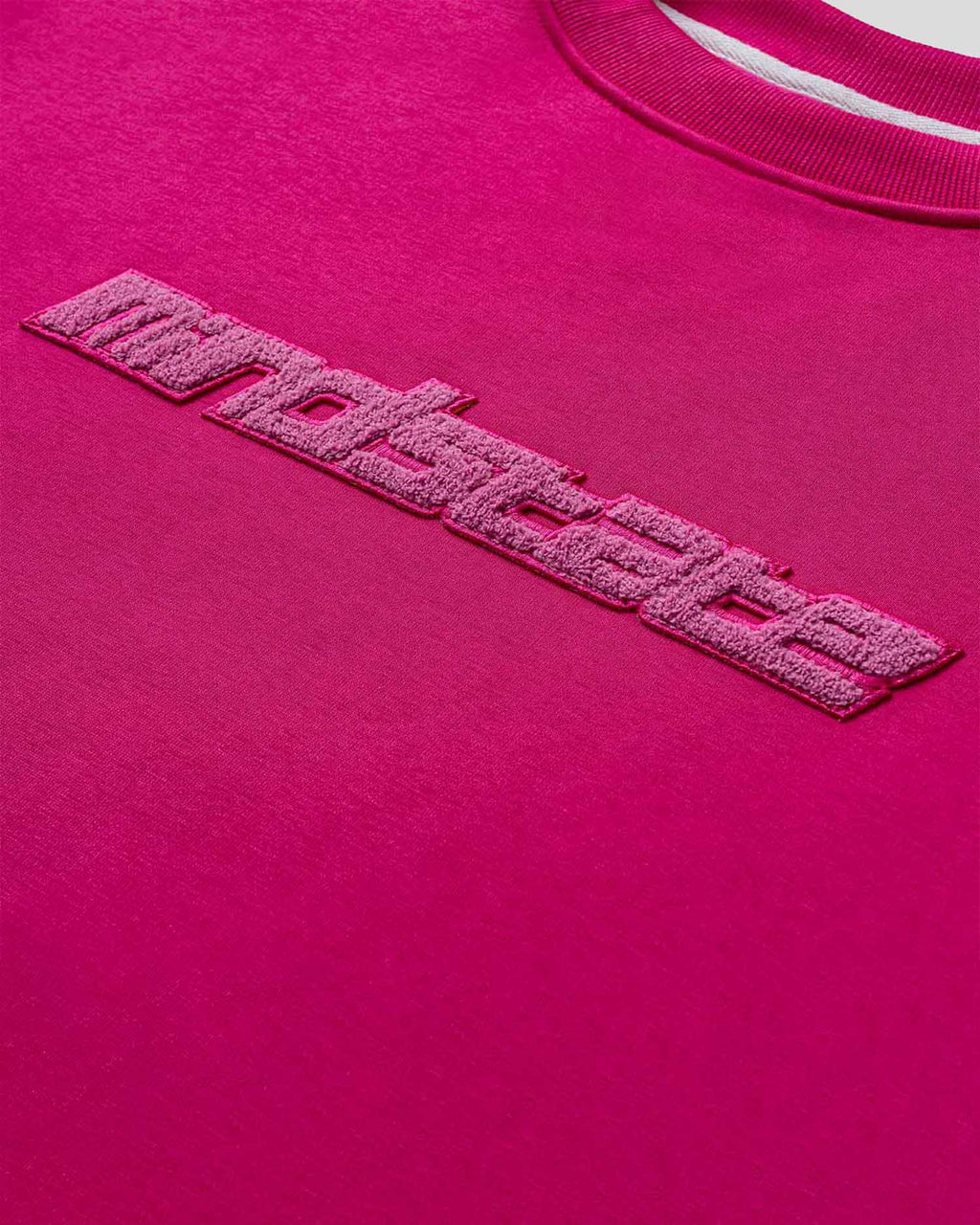Pink frotte crewneck