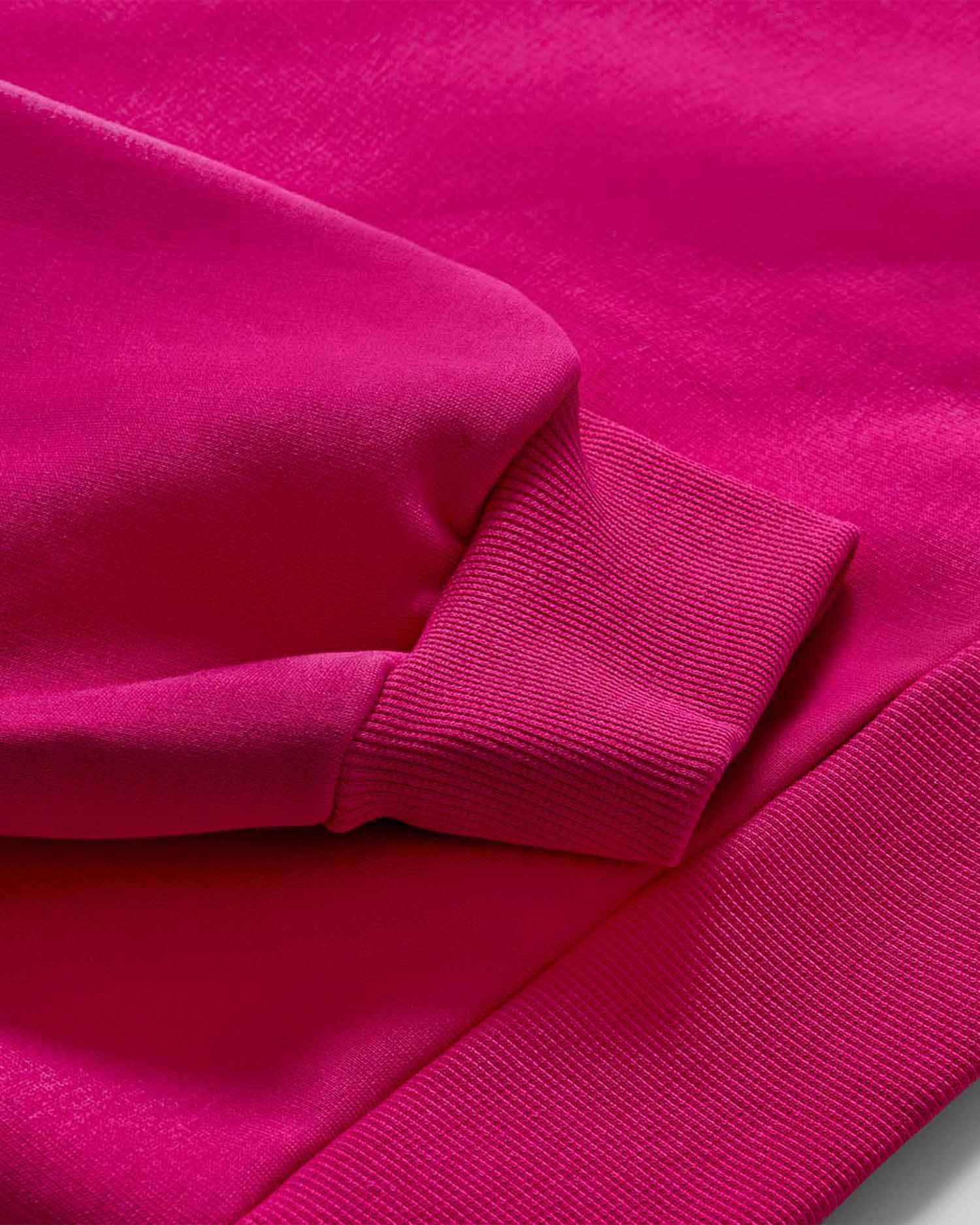 Pink frotte crewneck